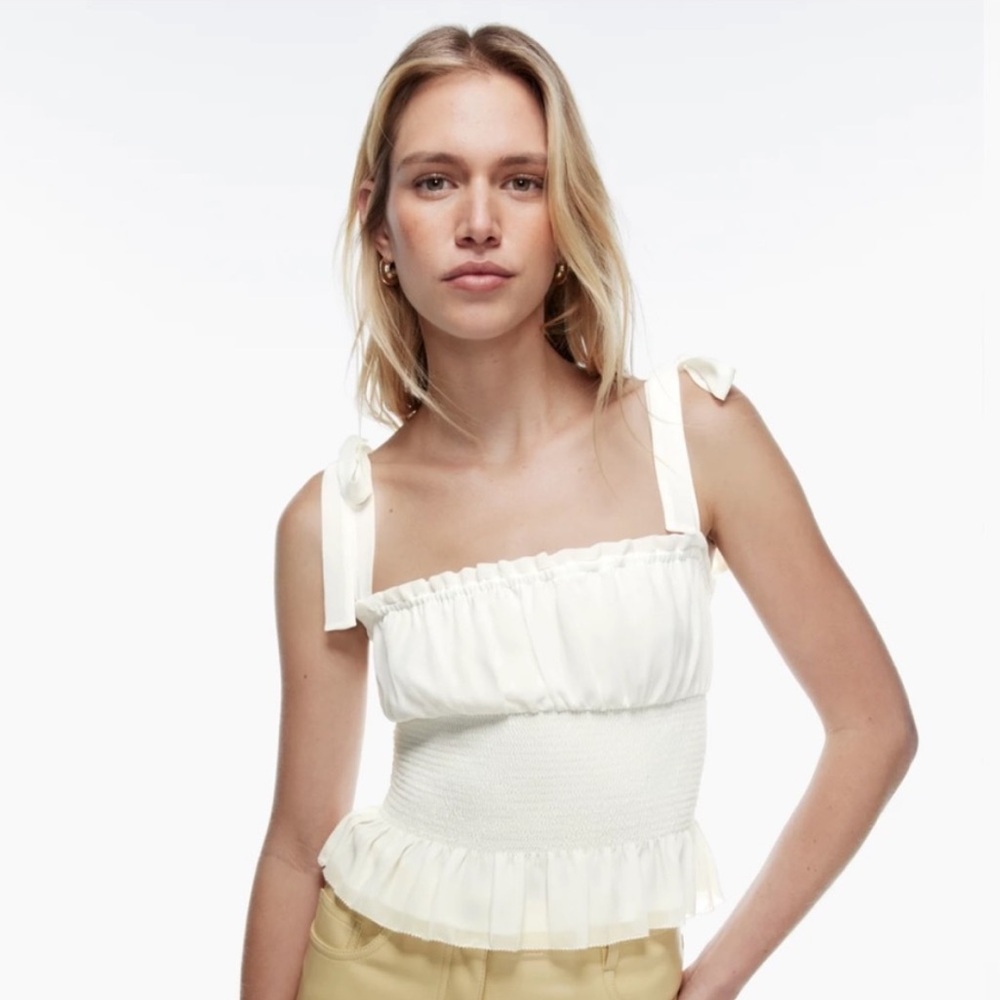 Aritzia - Wilfred Ballad Camisole in Light Birch